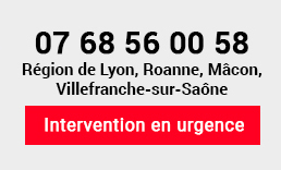 Intervention en urgence (région de Lyon, Roanne, Mâcon et Villefrance-sur-Saône)